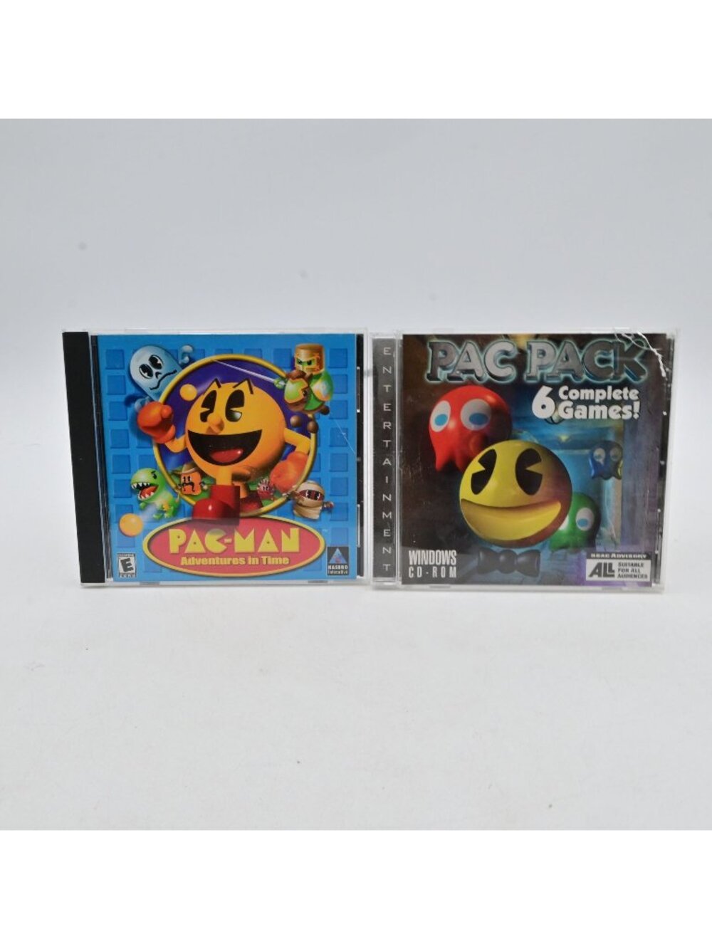 Pac-man Adventures In Time &‎ Pac Pac 6 Complete Games CD-Rom PC Game Bundle